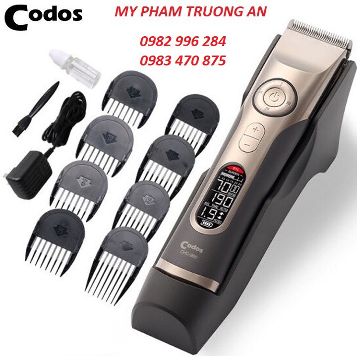 Tông đơ cắt tóc chuyên nghiệp Codos CHC 980 chính hãng cao cấp