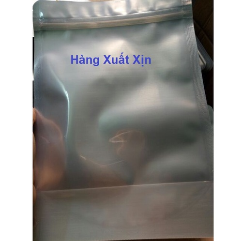 1KG TÚI ZIP BẠC ĐÁY ĐỨNG