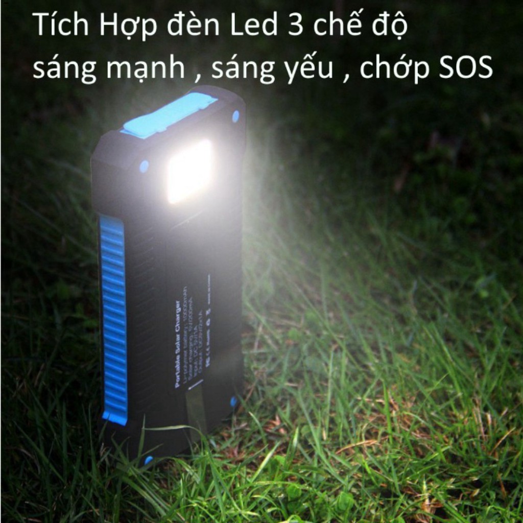 pin sạc dự phòng năng lượng mặt trời 10000 mAh