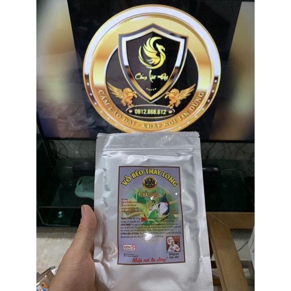 Cám vỗ béo thay lông chào mào-lão đại