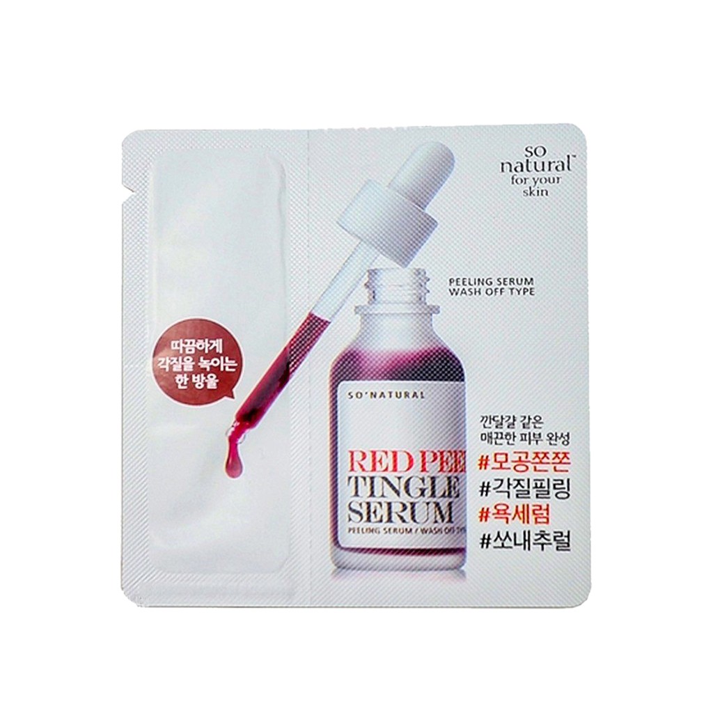 Tinh Chất Tái Tạo Da So Natural Red Peel Tingle Serum