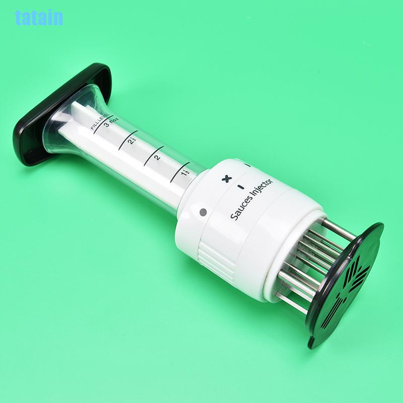 [TA]  Stainless Steel Meat Tenderizer  and Meat Injector Marinade Flavor Kitchen  CZ
