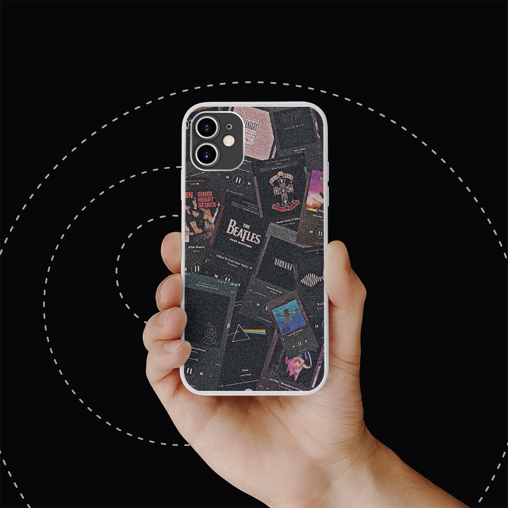 Ốp Lưng The Beatles NIRVADA GUNS and ROSES cho Iphone 5 6 7 8 Plus 11 12 Pro Max X Xr PAP20210367