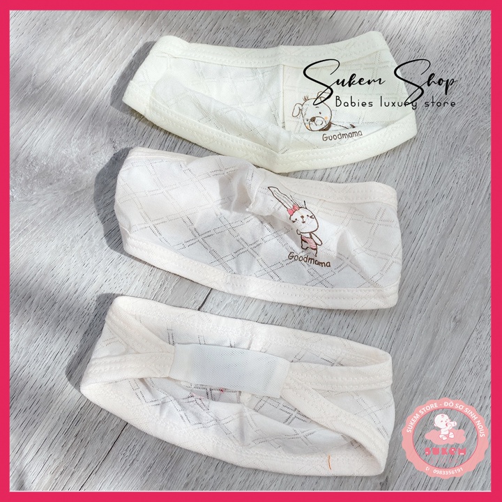 Che Thóp Sơ Sinh/Mũ Che Thóp Cho Bé Chất Cotton Mỏng Mát [Set 3c]