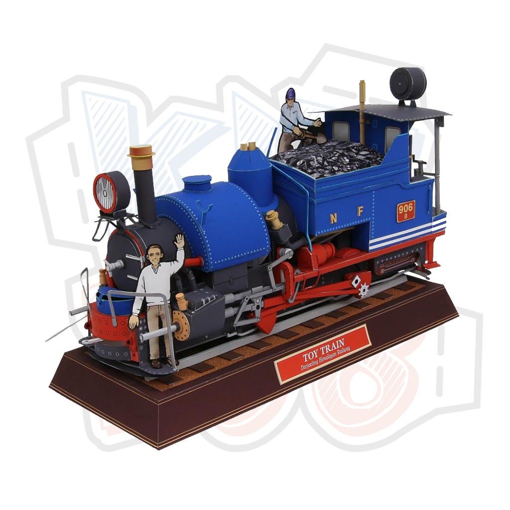 Mô hình giấy đồ chơi tàu hỏa xe lửa Toy Train