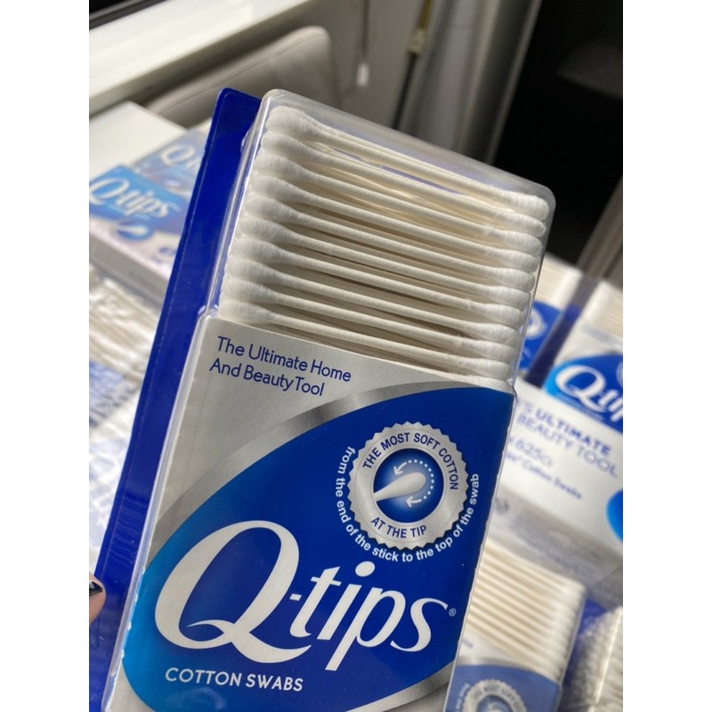 Bông ngoáy tai, makeup, tăm bông Q-tips