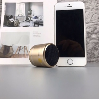 Loa bluetooth mini nghe nhạc siêu nhỏ m6 vỏ kim loại
