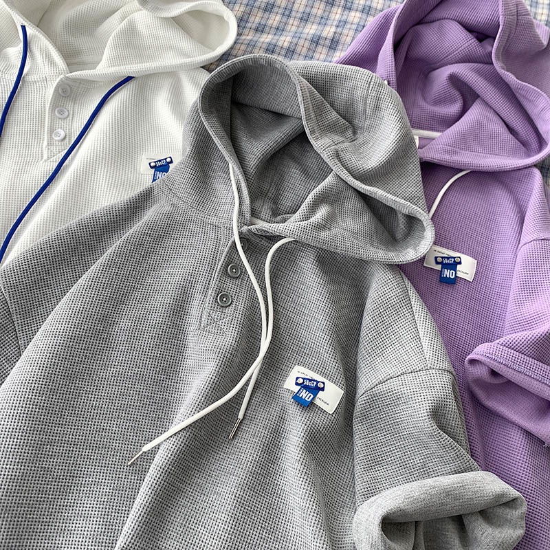 Áo Hoodie Ngắn Tay Dáng Rộng Thời Trang Mùa Hè Giản Dị Dành Cho Nam