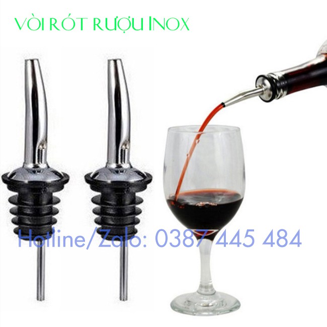 Vòi rót rượu Inox - Vòi rót dầu ăn - Vòi rót nước mắm dùng đảm bảo sạch sẽ, dễ sử dụng