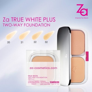 Màu #R20 Lõi phấn nền Za True White Two-Way Foundation SPF20 PA Refill