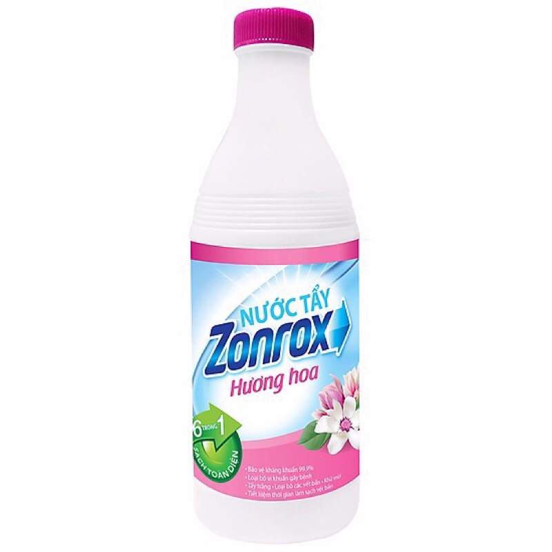 Nước Tẩy Trắng Quần Áo Zonrox 1L
