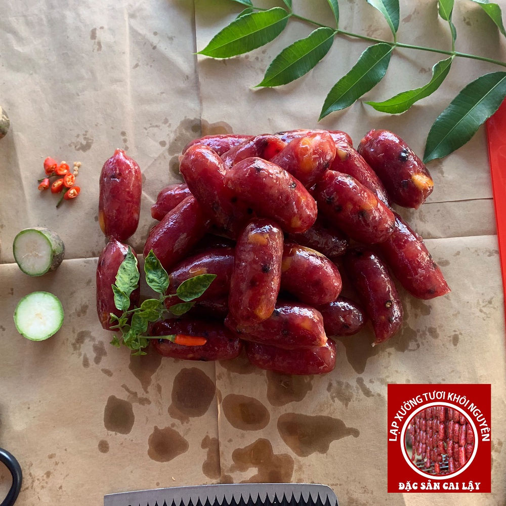 Lạp xưởng, lạp xưởng tươi túi mix đủ loại 1kg [2 túi 500gr]
