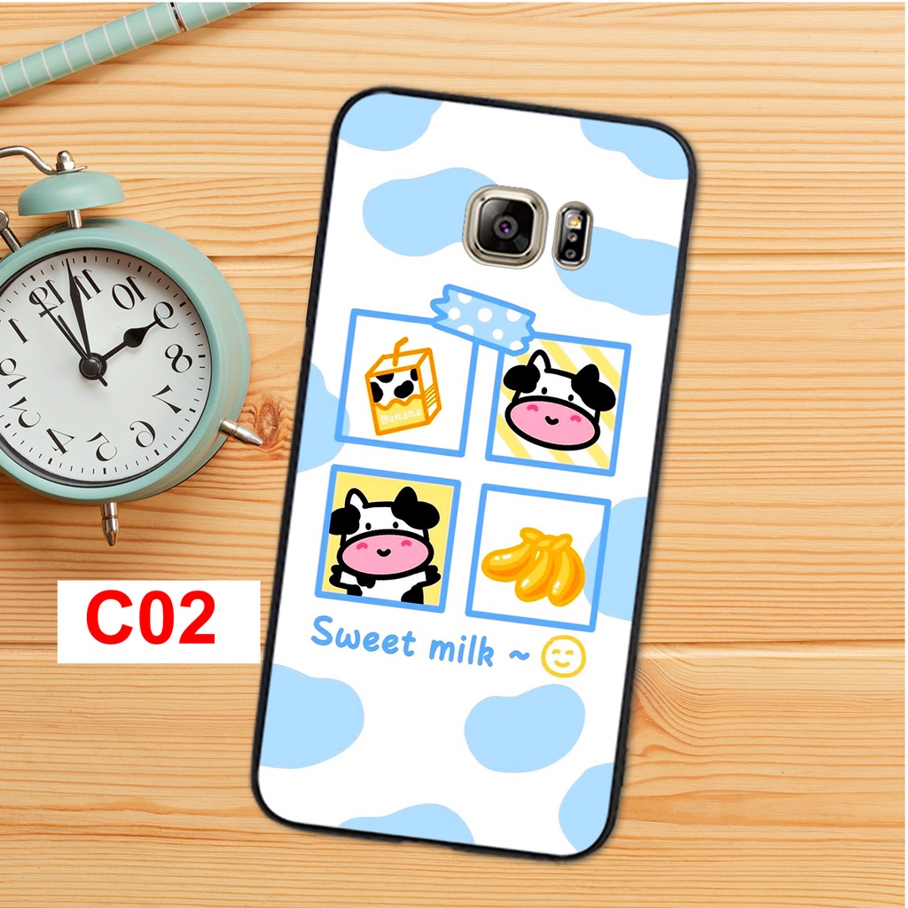 ỐP LƯNG SMASUSNG NOTE 5/S6/S6E/S7/S7E HÌNH BÒ SỮA SIÊU CUTE
