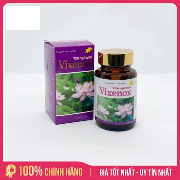 Viên uống ngủ ngon VIXENOX - Giúp ngủ ngon , giấc ngủ sinh lý , sáng dậy tỉnh táo - Giải pháp cho người bị mất ngủ - 30V