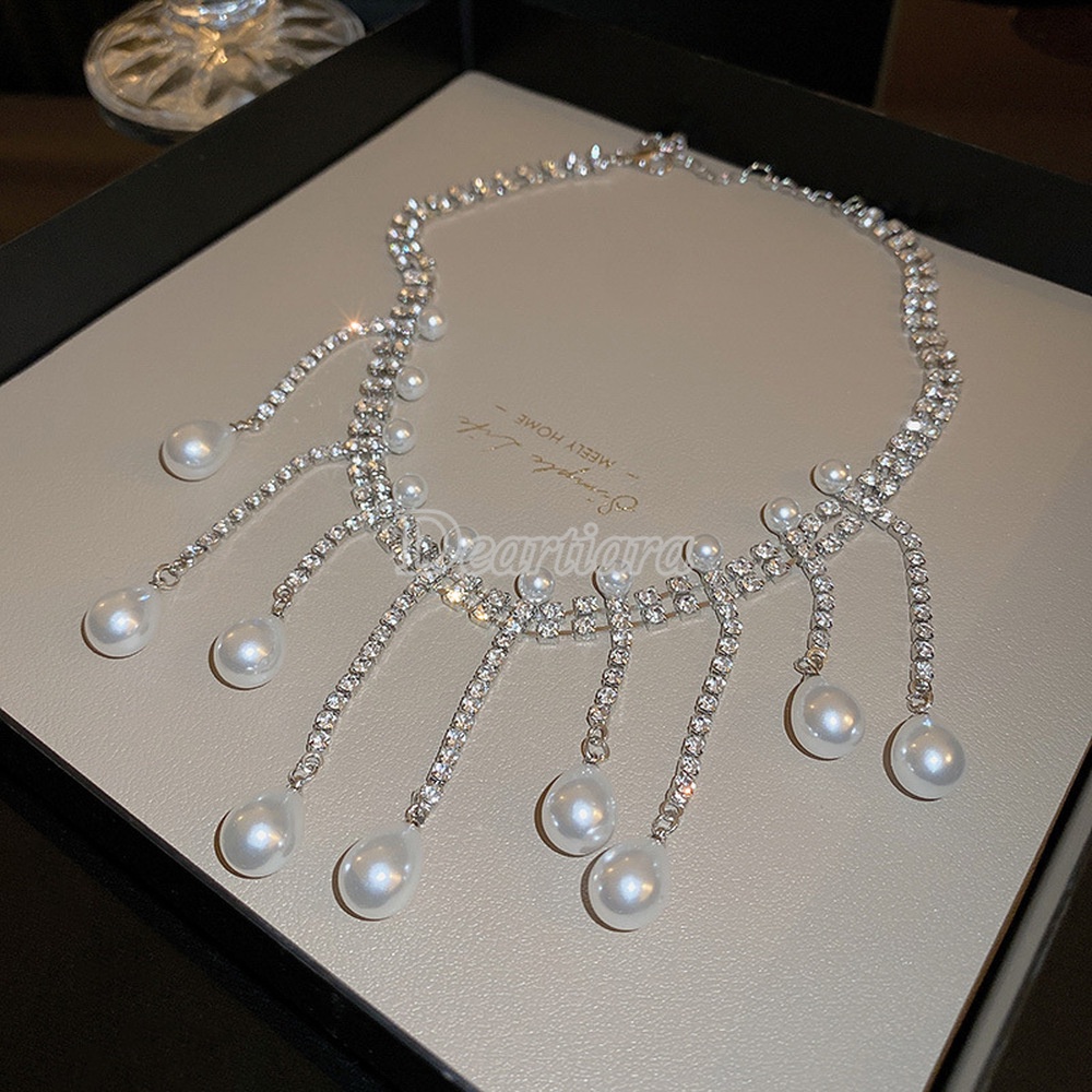 Vòng cổ Chuỗi Ngọc Trai Sang Trọng Thời Trang