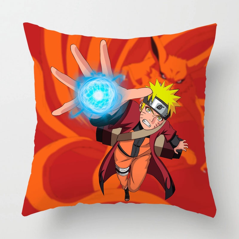 Áo Gối Vuông In Hình Anime Naruto 45*45cm