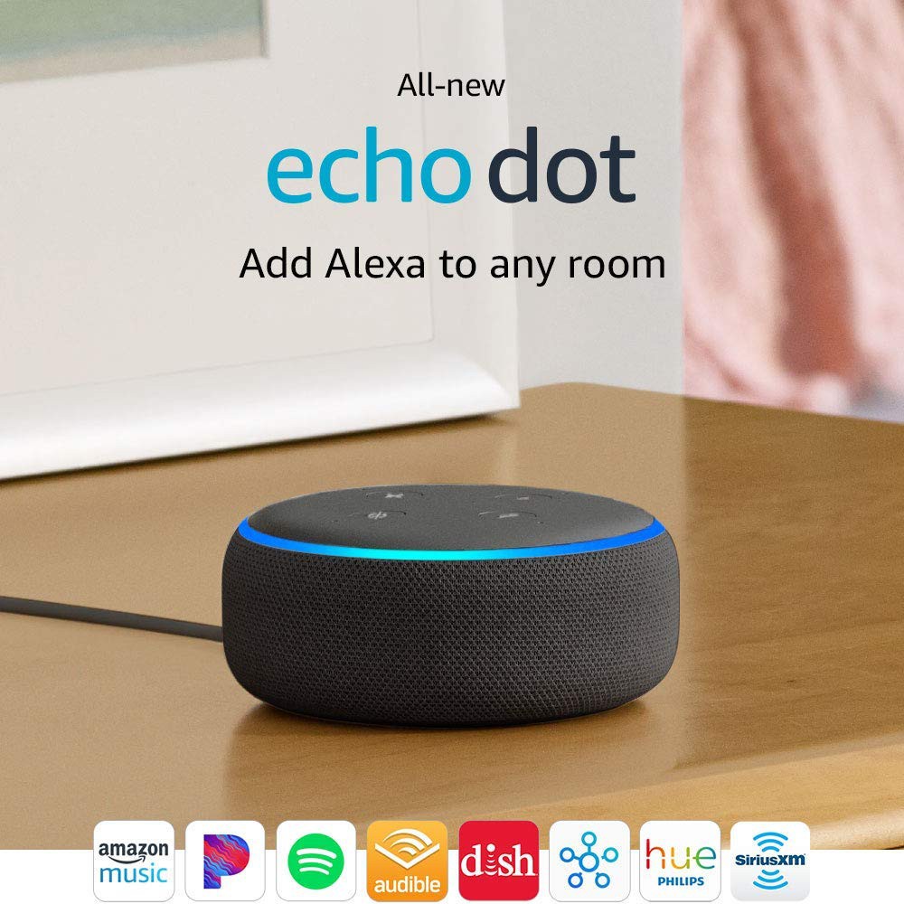 Loa thông minh Amazon echo dot 3 - Loa thông minh thế hệ mới nhất 2019 (hàng có sẵn)