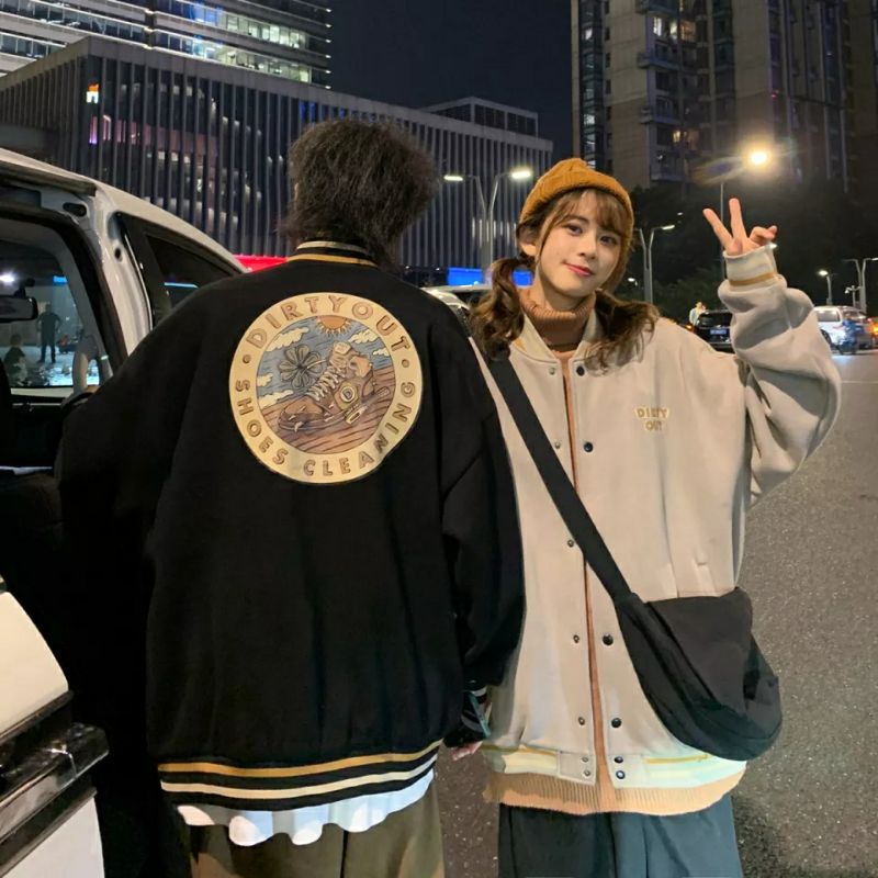 Áo Khoác Bomber DirtyOut Nam Nữ Unisex Form Rộng Phong Cách Ulzzang - Sayhey Clothing | BigBuy360 - bigbuy360.vn