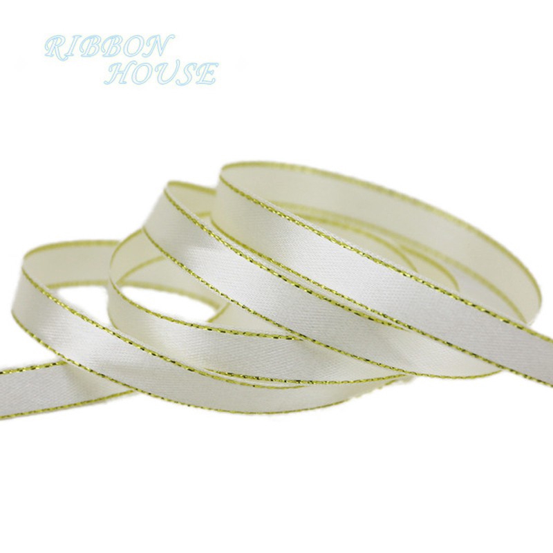 Cuộn Dây Ruy Băng 10mm 25 Yards Bằng Satin Chất Lượng Cao