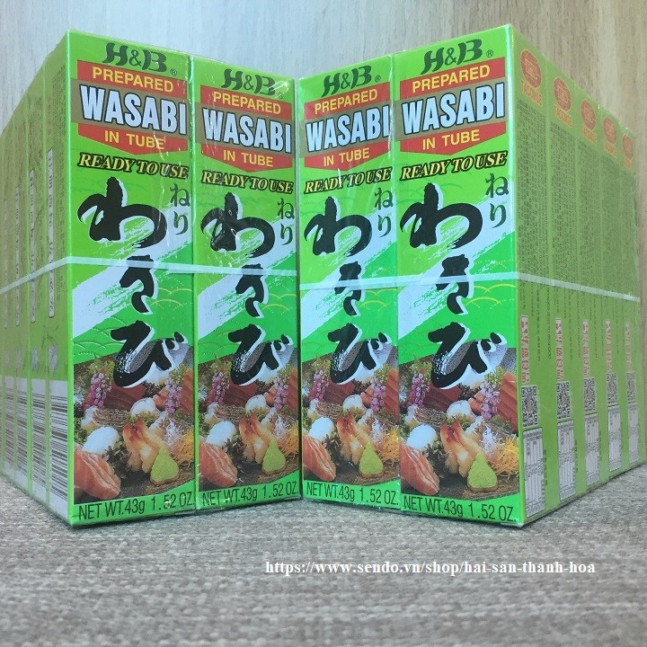 Mù tạt wasabi Prepared S&B 43gr