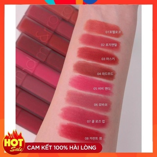 Son kem siêu lì, lên màu chuẩn, mịn môi hàn quốc romand blur fudge tint 5g