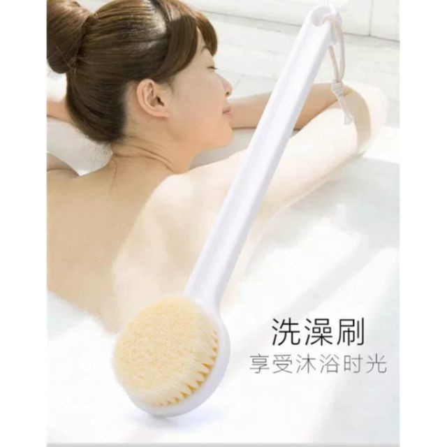 Cây cọ lưng, bàn chải chà lưng tắm - Lông mềm, mịn dùng massage lưng - Đồ dùng cần có trong phòng tắm