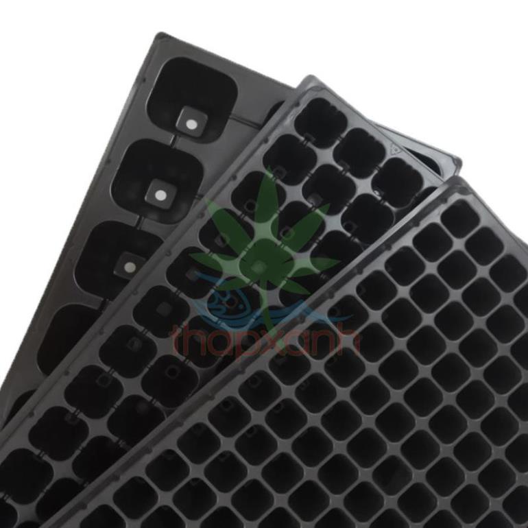 Bộ 5 Khay nhựa ươm cây 200 lỗ, Vỉ ươm hạt giống, Khay nhựa PVC ươm hạt rau hoa