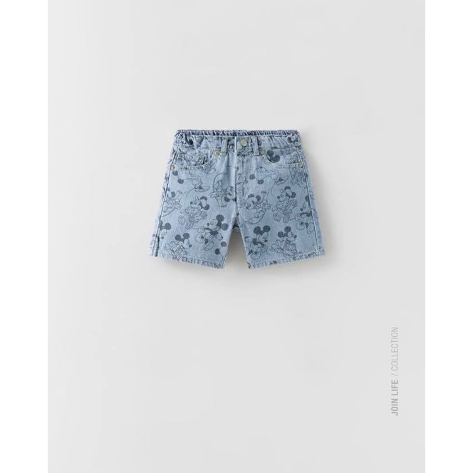 Quần short jean Mickey Nga Fish S16M5