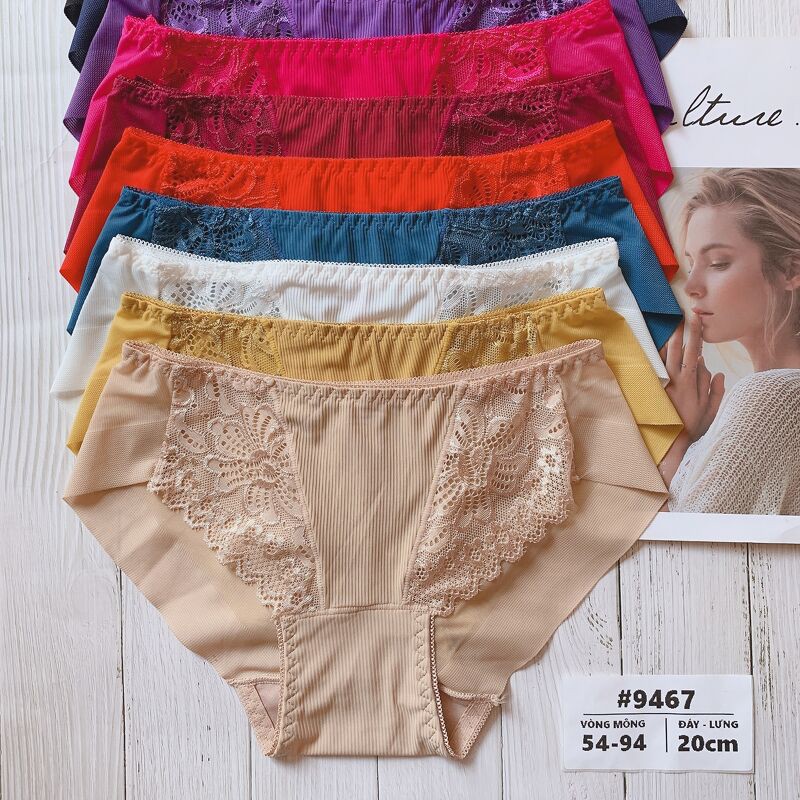 Combo 10 Quần Lót Su Phối Ren 9467