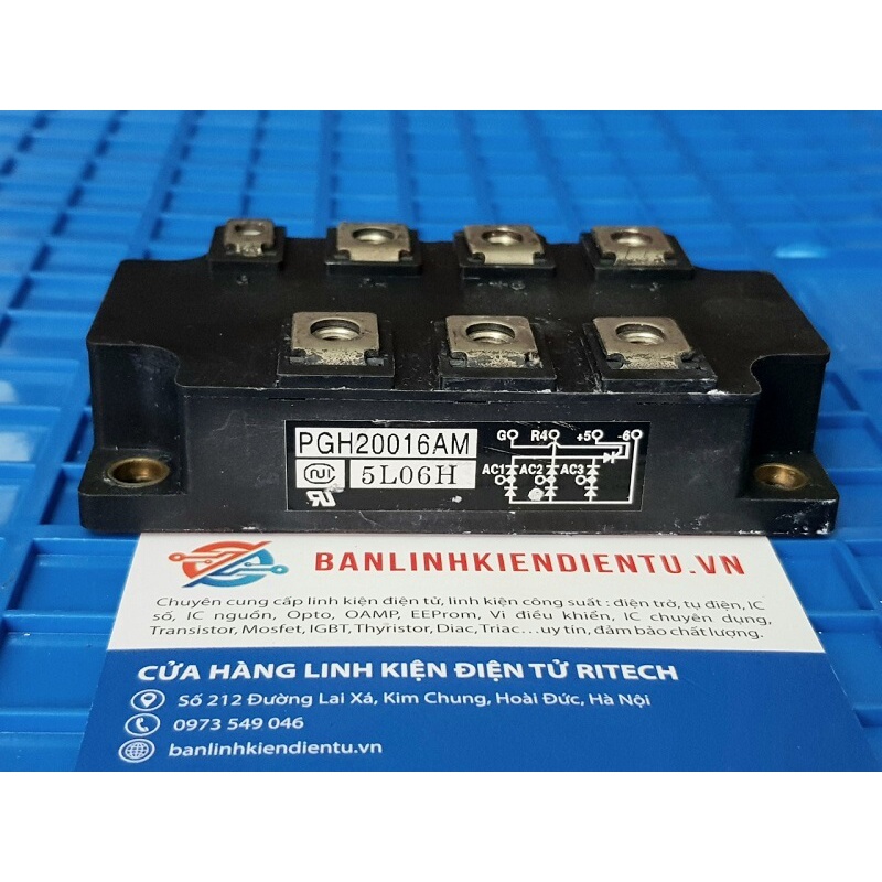 PGH20016AM Diode cầu 3 pha+ Thyristor 200A 1600V (Tháo máy)