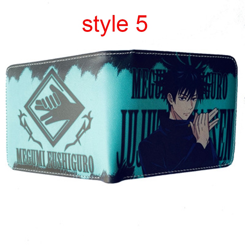 Ví đựng thẻ đa năng bằng da PU in họa tiết hoạt hình anime 8 kiểu tùy chọn