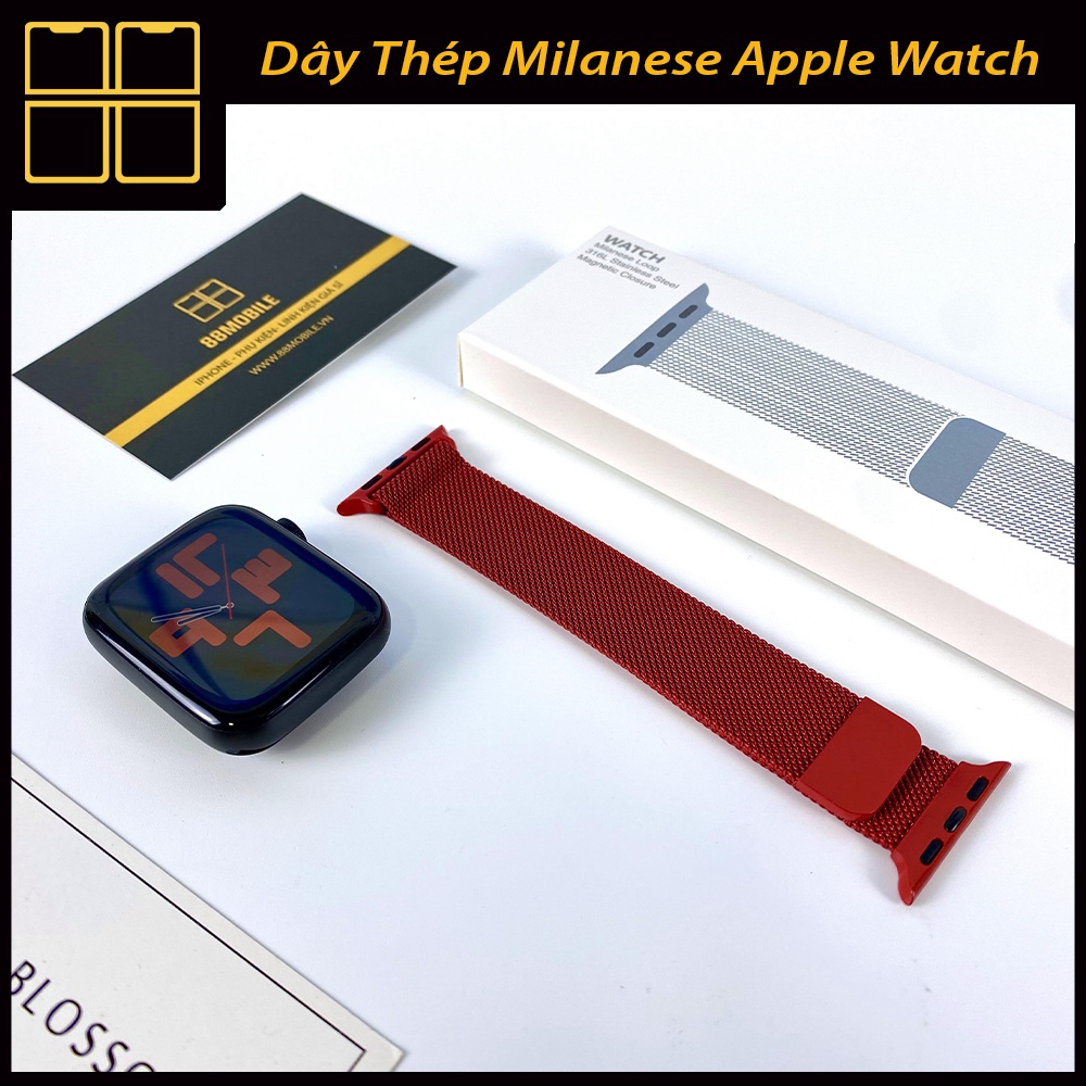 Dây Thép Apple Watch Milan Loop Cao Cấp Đủ Size 38mm/40mm/42mm/44mm 88Mobile