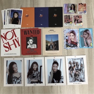 Tách lẻ set preorder itzy postcard thẻ ảnh official