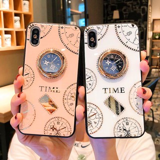 Ốp lưng trang trí mặt đồng hồ thời trang dành cho OPPO Reno RenoZ Reno10 zoom F11 A9 F9 A5S A5 AX5 A3S