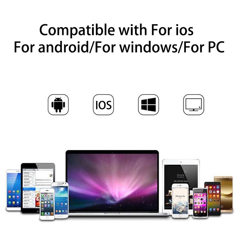 Tai nghe ko dây v8 có mic thích hợp cho Apple Android