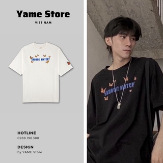 Áo thun Sadboiz Butterfly Tay lỡ phom rộng, Áo phông Sadboiz phong cách Ulzzang - Yame Store
