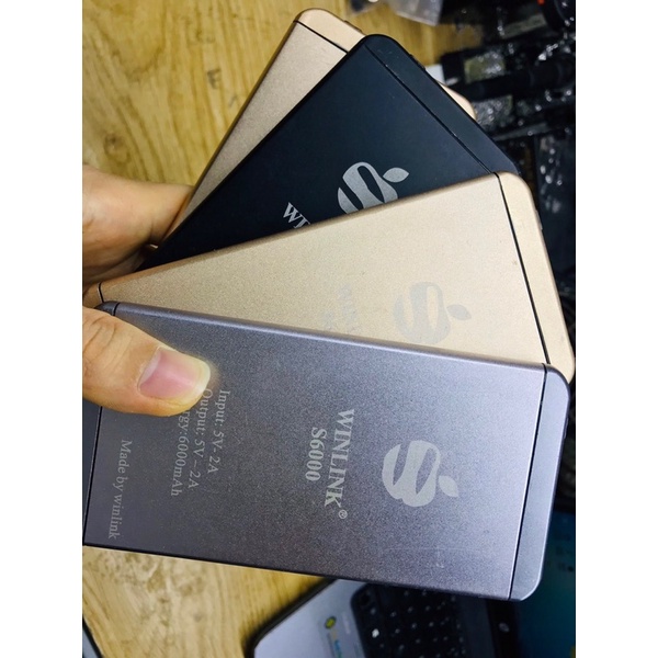 Thanh lý pin sạc dự phòng vỏ kim loại 6000mah
