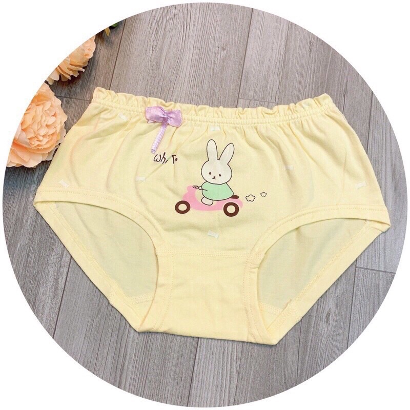 Quần chíp bé gái 100% cotton mềm mại