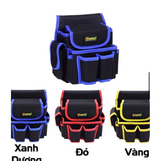 [RẺ NHẤT SHOPEE] Túi Đựng Đồ Nghề Đeo Hông Chắc Chắn - Mẫu 001 Viền xanh