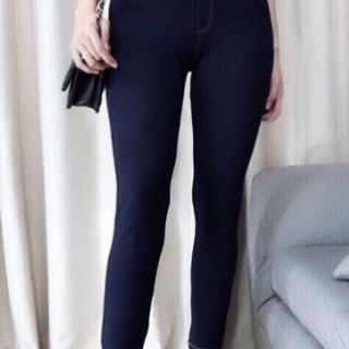 Quần legging co giãn phối cạp chun