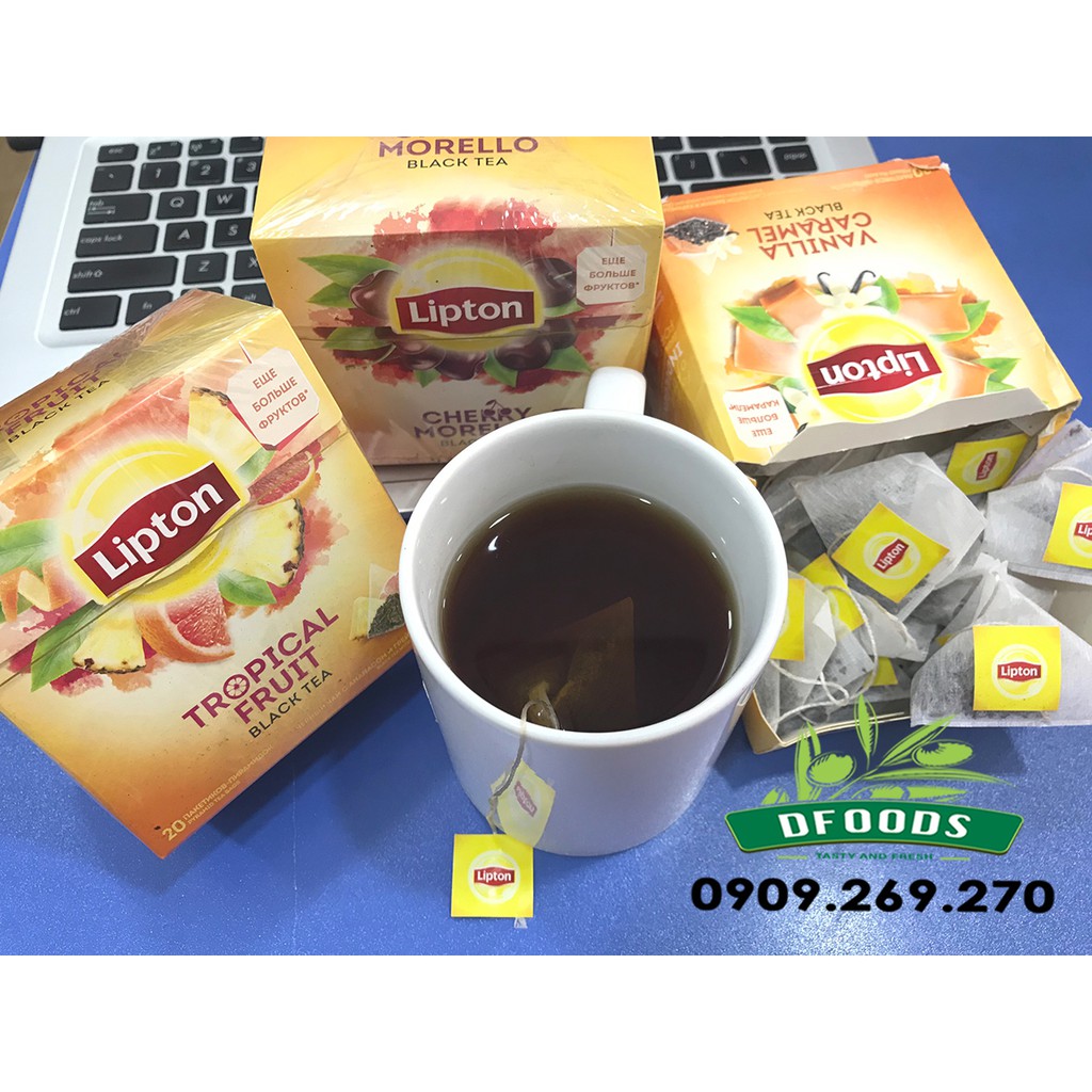 Trà đen Lipton Nga 8 vị hộp 36gr 20 túi nhỏ date 2023 | BigBuy360 - bigbuy360.vn