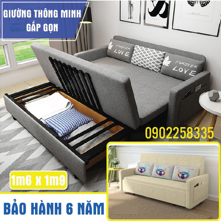 Ghế sofa kiêm giường ngủ được thiết kế đẹp - bền bỉ đáp ứng đa dạng nhu cầu sử dụng