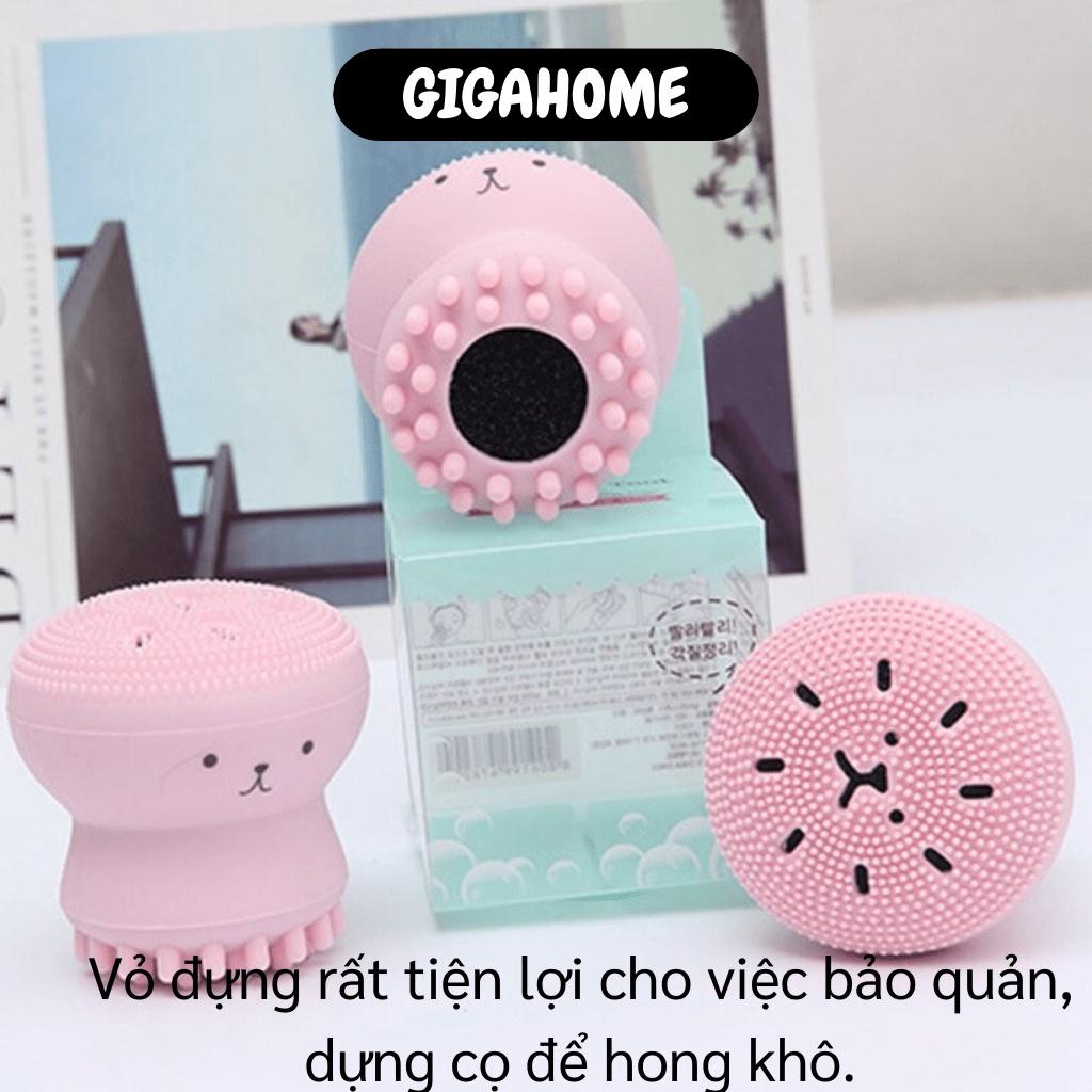 Cọ rửa mặt  GIÁ VỐN] Cọ Rửa Mặt Bạch Tuộc giúp làm sạch da mặt, tẩy tế bào chết 3390