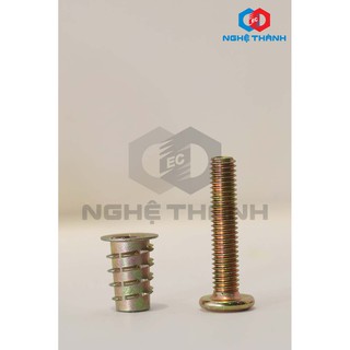 Bộ Bù lon + ốc cấy gỗ