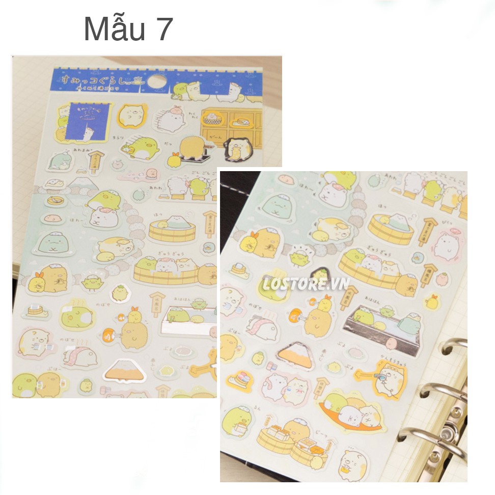 [Mã LIFE10K1904 giảm 10K đơn 20K] [LỖ STORE] Hình dán San X sticker dễ thương