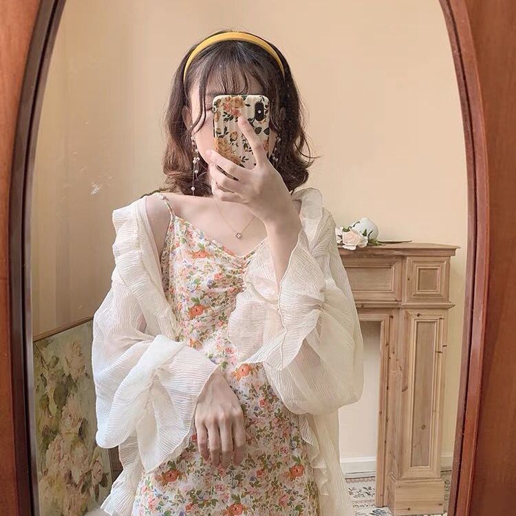 Áo Sơ Mi Nữ Chất Vải Chiffon Thoáng Mát Áo Khoác Ngoài Chống Nắng Siêu Đẹp Thời Trang