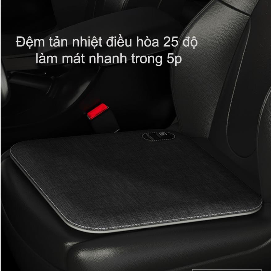 Đệm ô tô làm mát bằng hơi nước tản nhiệt ô tô giúp điều hòa nhiệt độ mát nhanh trong 5p, Đệm ghế xe hơi êm và chống mỏi