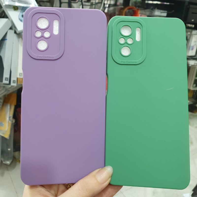 Ốp điện thoại Xiaomi Redmi Note 10/Note 10S dẻo màu chống bẩn cạnh vuông