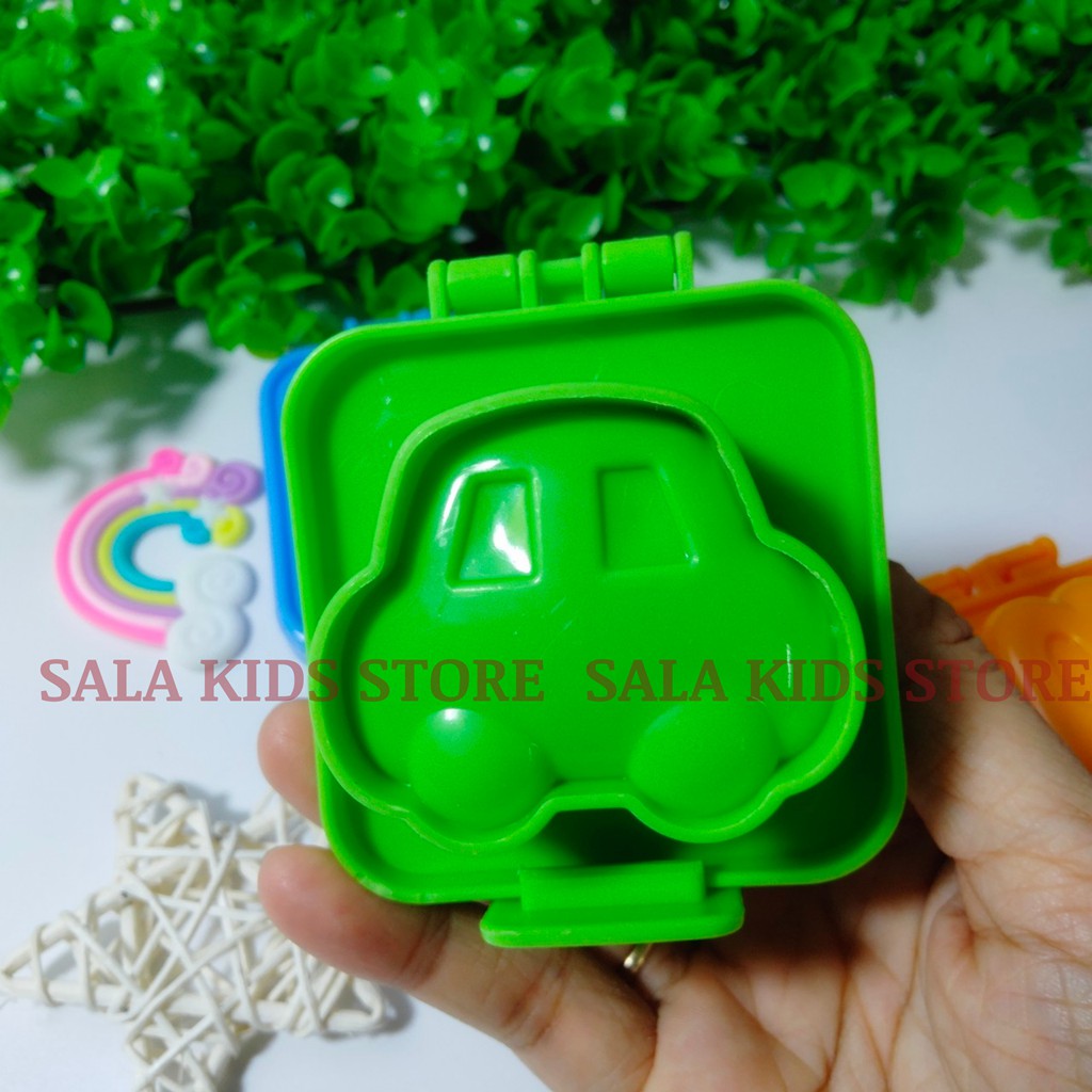 Khuôn Ép Cơm Bento Tạo Hình Làm Cơm Nắm Hình Thú Tam Giác Cho Bé SALA KIDS