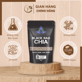 [ Gói 500g ] HẠT CHIA ÚC BLACK BAG CHIA Hàng chuẩn chính hãng